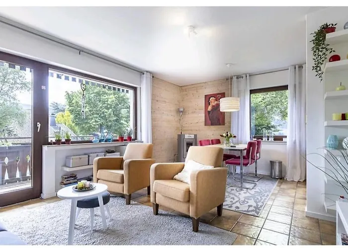 Mit Kamin-sonnendurchflutet-balkon Apartment Winterberg